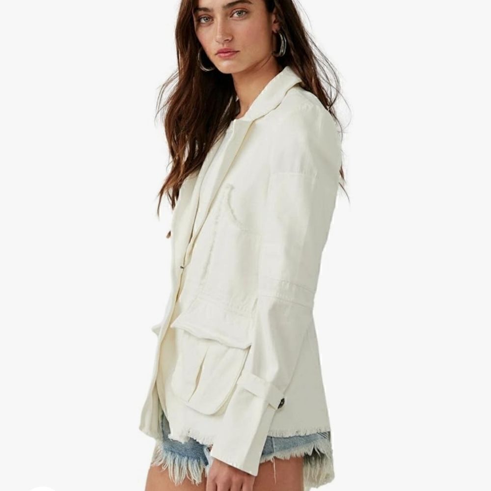 Free People Harlow Blazer Size S $ 198.00 - Picture 4 of 5